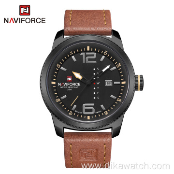 Naviforce 9063 calendar week Dual Display Sport Watches